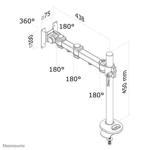 Suporte de mesa FPMA-D960G para monitor 10-30