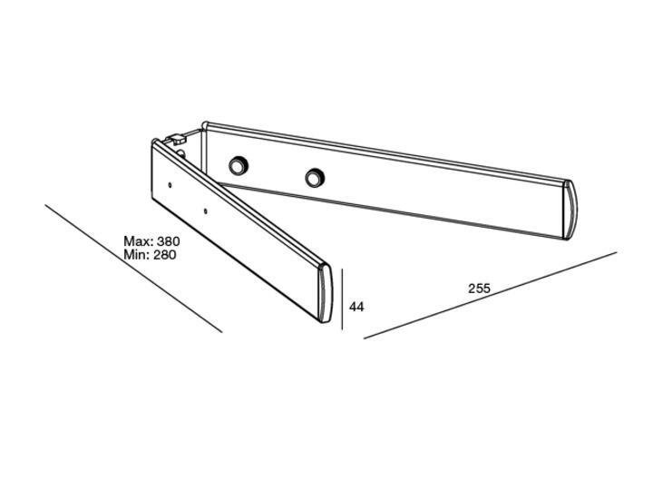 Prateleira M Public Display Stand Frontshelf