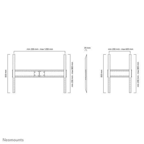 Suporte de parede TV LFD-W1500
