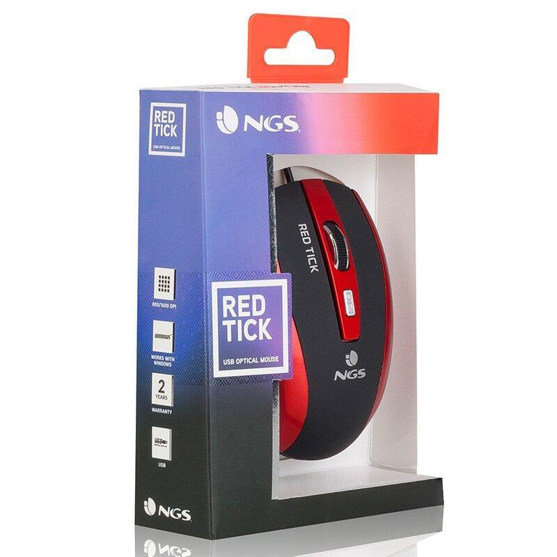 Rato NGS USB Tick Red
