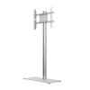 M Display Stand 180 Single Silver Floorbas