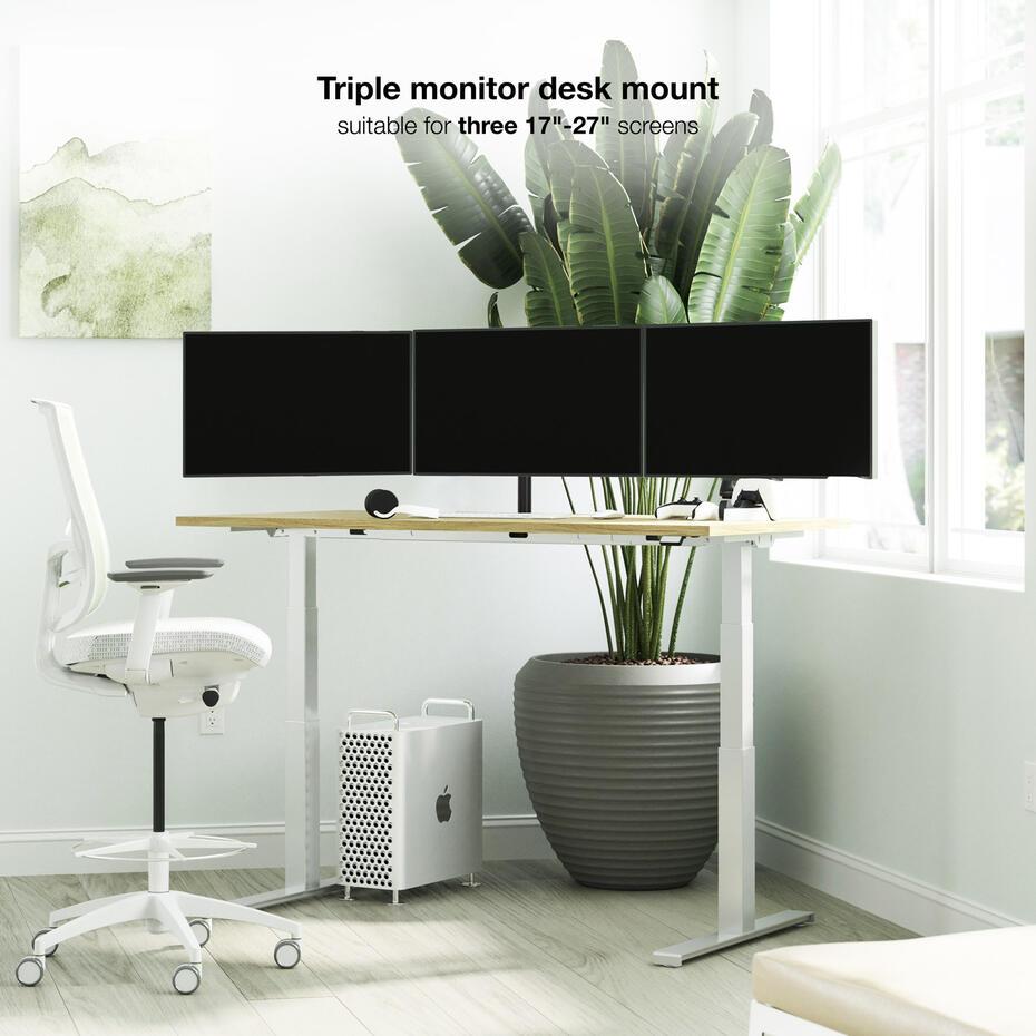 Suporte de Mesa para 3 Ecrãs 17-27 DB1704TN-B