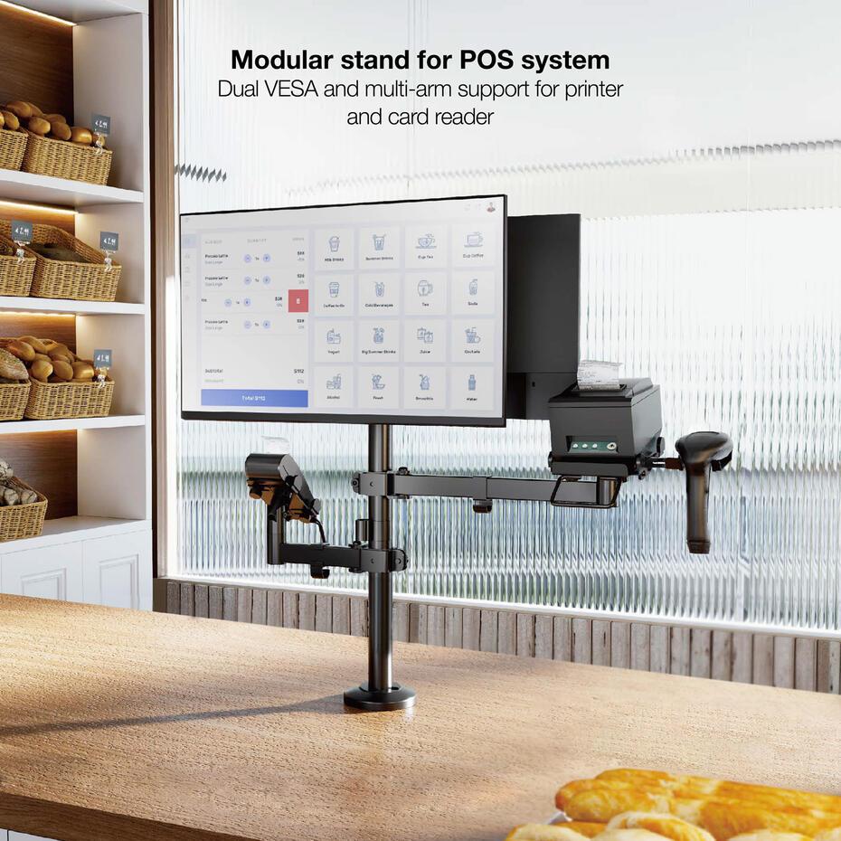 Suporte de Mesa para TPV/impressora/monitor/terminal/leitor