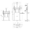 Suporte Motorizado M Floorbase XL 150Kg Black
