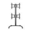 M Display Stand 180 Dual Vertical Black