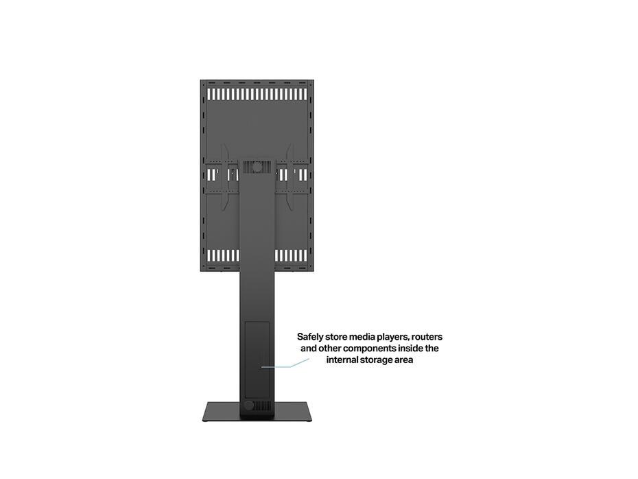 Suporte Display M Pro Series Enclosure 55 Kiosk Black