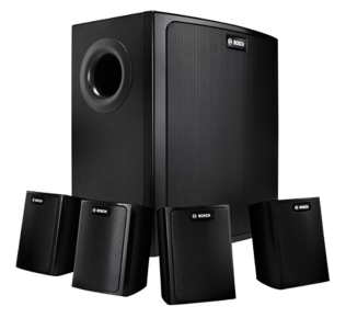 Sistema de Alto-falantes Compact Sound Preto LB6-100S-D