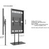 Suporte Display M Pro Series Enclosure 65 Floorbase Dual Pole