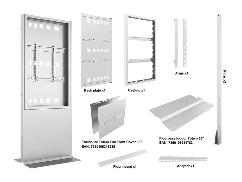 Totem M Pro Series Enclosure 55 Floorbase Covered