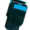 Lexmark CX410 Toner Azul Compatível