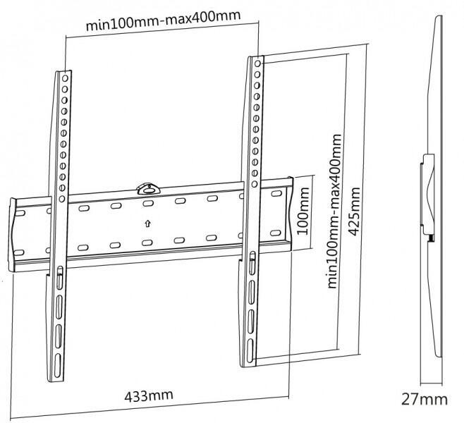 Suporte TV Plano Slim 55-4040