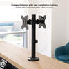 Suporte de Mesa para 2 Ecrãs 17-32 DB1132TN-B