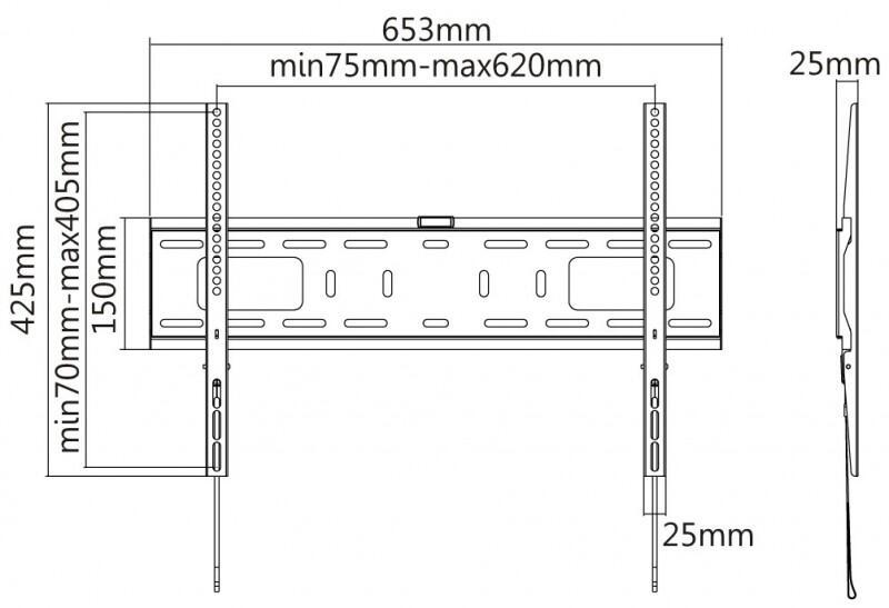 Suporte TV Plano Flat 70-6040