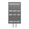 Suporte Display M Pro Series Enclosure 86 Floorbase Dual Pole