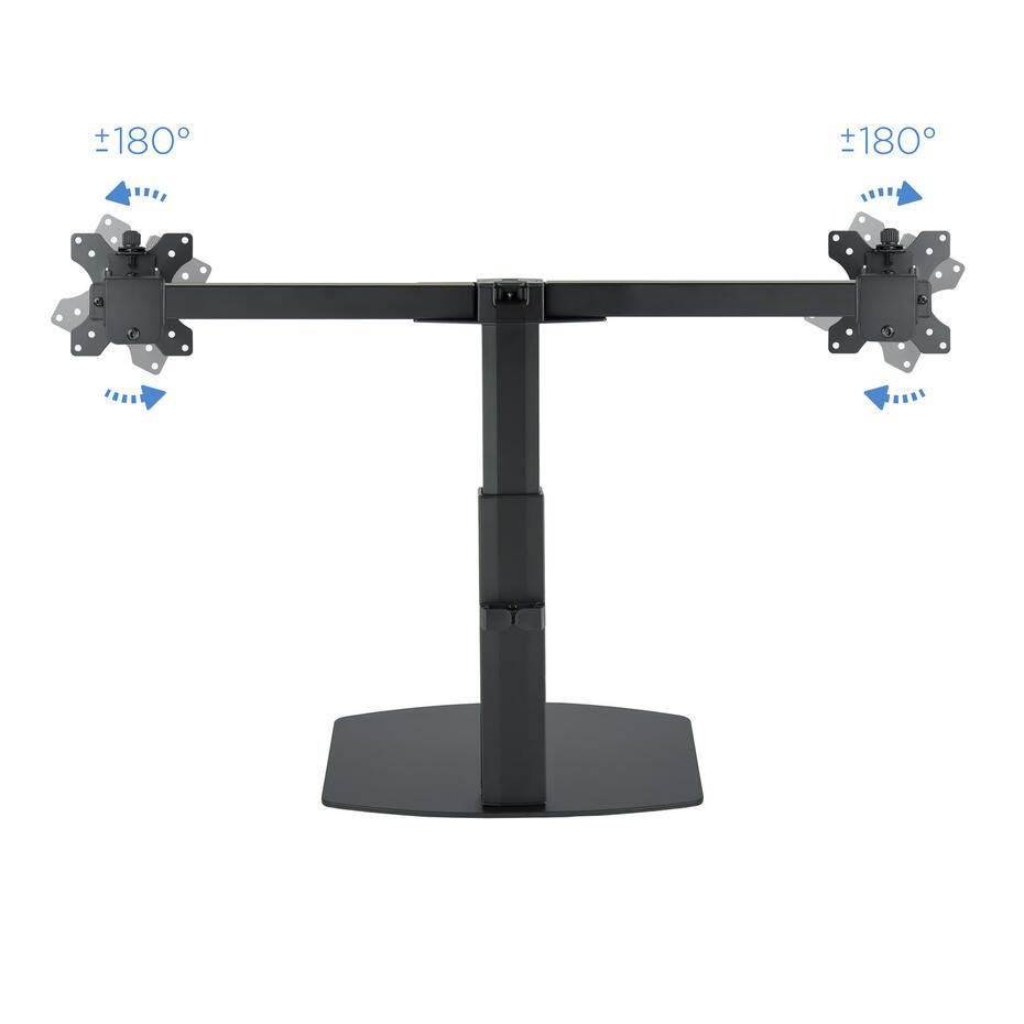 Suporte de Mesa para 2 Ecrãs de 17-27 DB1727TN-B