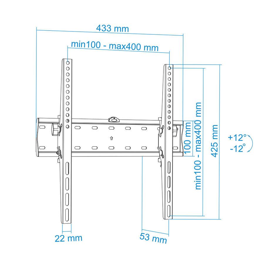 Suporte de Parede para TV 32-55 LP4255T-B