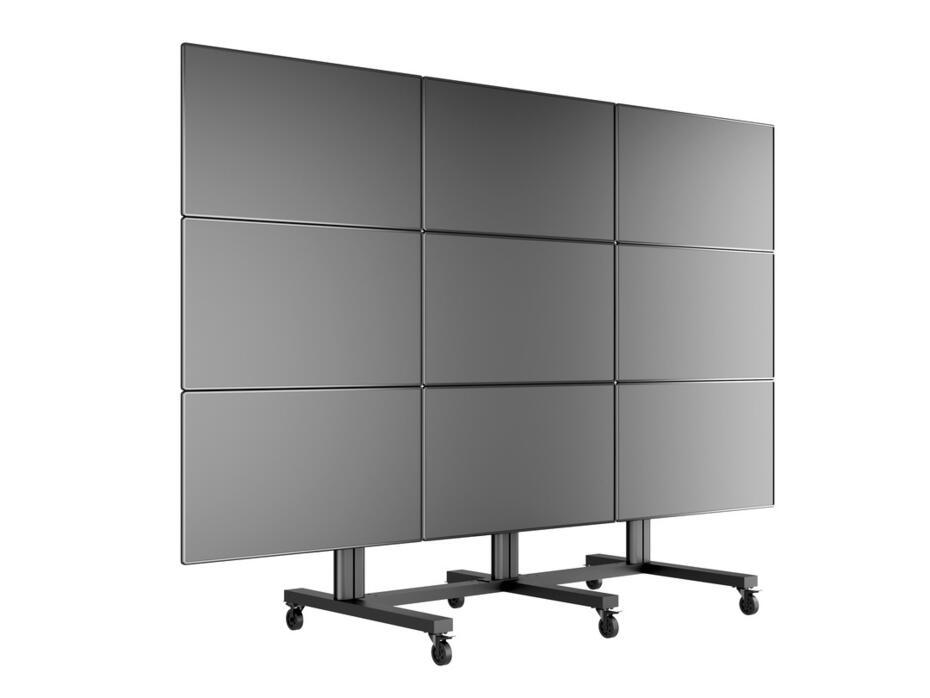 M Public Video Wall Stand 9-Screens 40-55