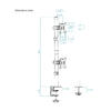 Suporte de Mesa para 2 Ecrãs 13-32 DB1233TNV-B