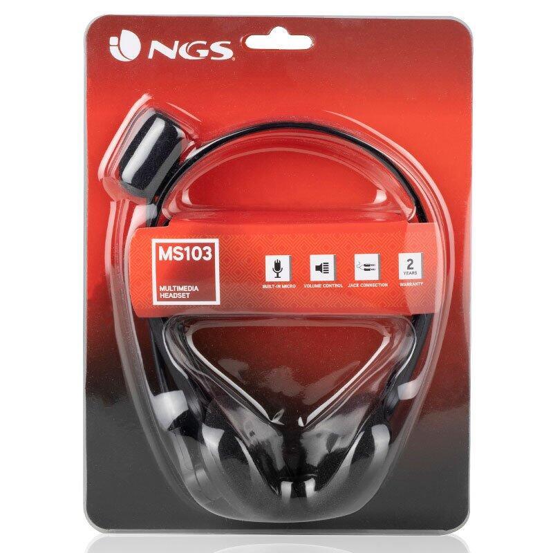 Auscultadores Stéreo NGS MS103 com Micro