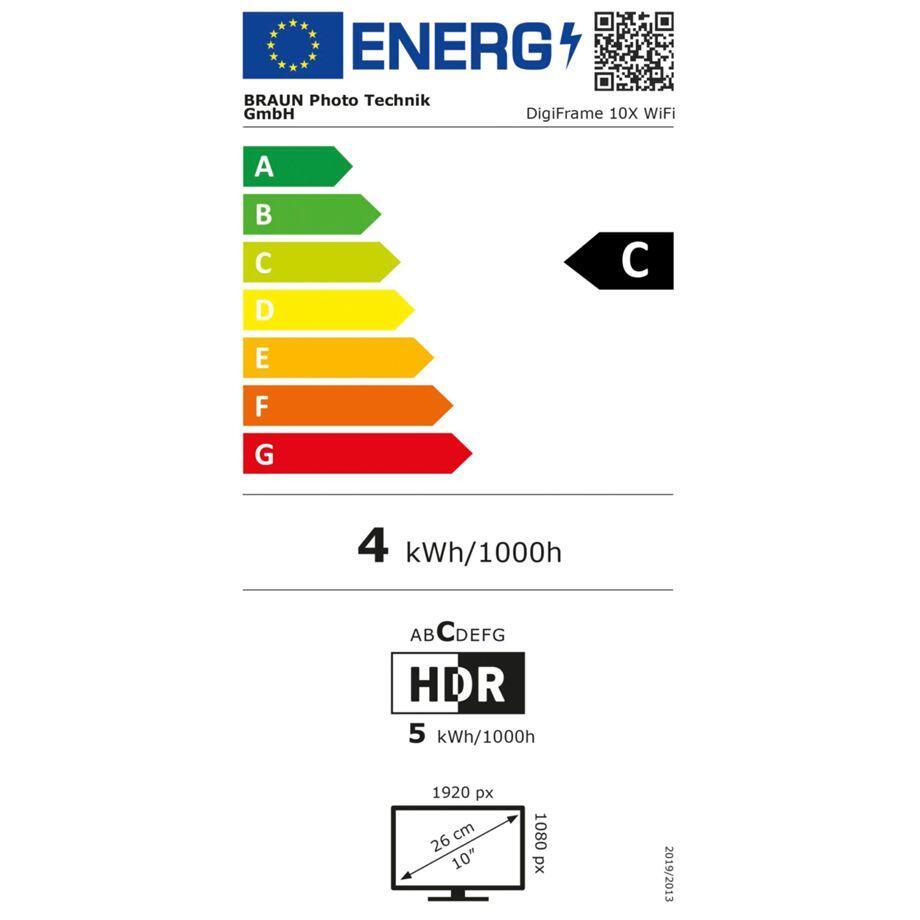 Moldura Digital Braun DigiFrame 10X WiFi