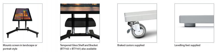 Suporte de Chão TV Table B-Tech BT8540