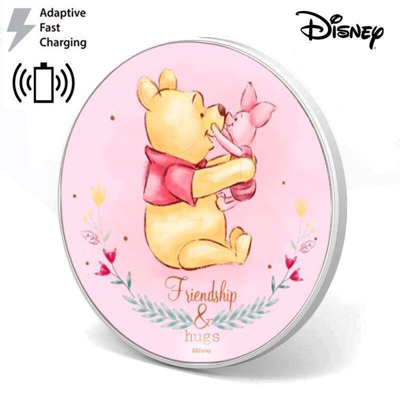 Carregador Smartphones Qi sem fio Disney Winnie (Carga rápida)
