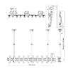 Suporte de teto Pro MBC5X1UP VESA 200