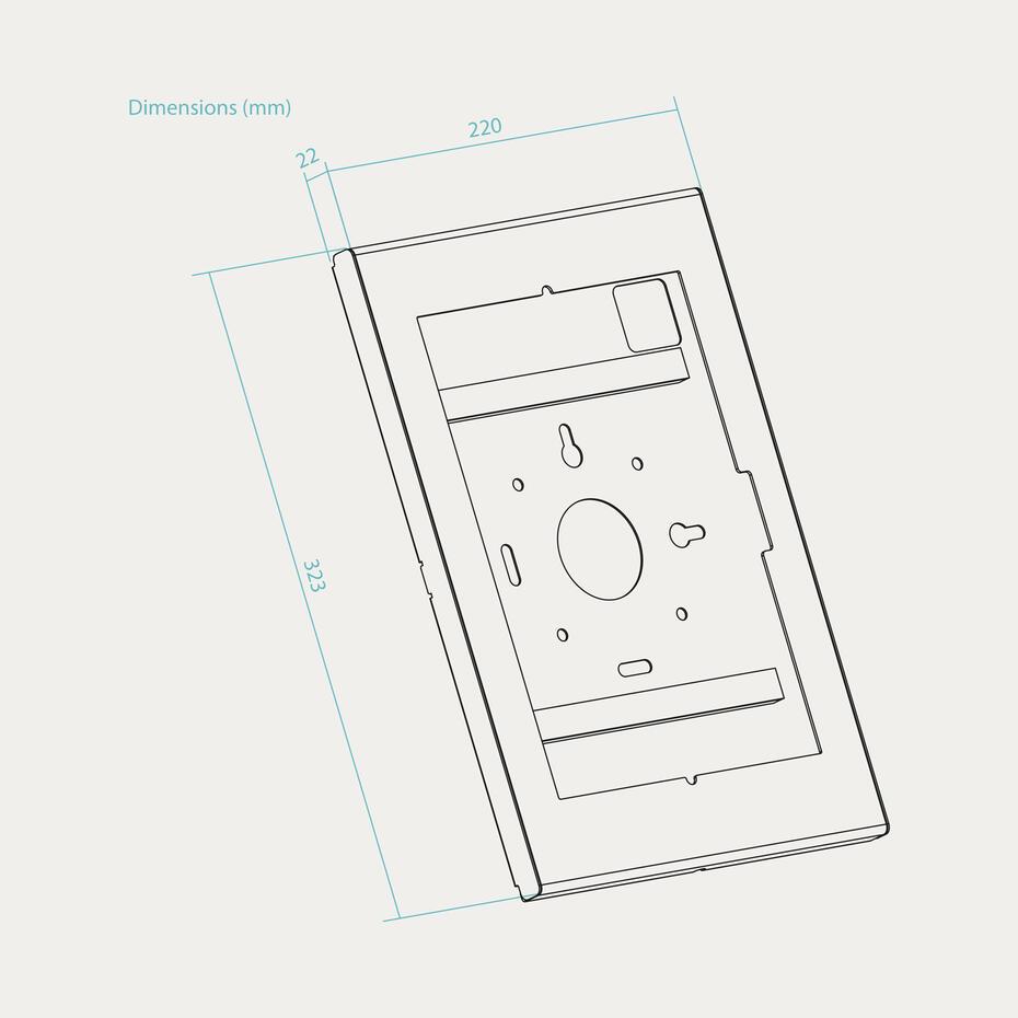 Moldura para Tablet 11.0 TQATTE2601-S-B