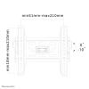 Suporte de parede LED-W220 para monitor 22-40