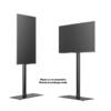 M Display Stand 180 Single Black Floorbase
