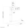 Suporte de mesa FPMA-D890BLACK para monitor 10-30