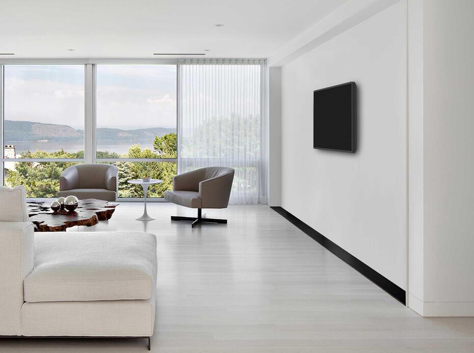 M Universal Wallmount Fixed Small Black