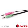 Auscultadores Stéreo NGS MS103 com Micro