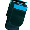 Lexmark CS421 Toner Azul Compatível