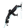 Suporte de Mesa para 2 Ecrãs 13-34 DB1434TNR-B