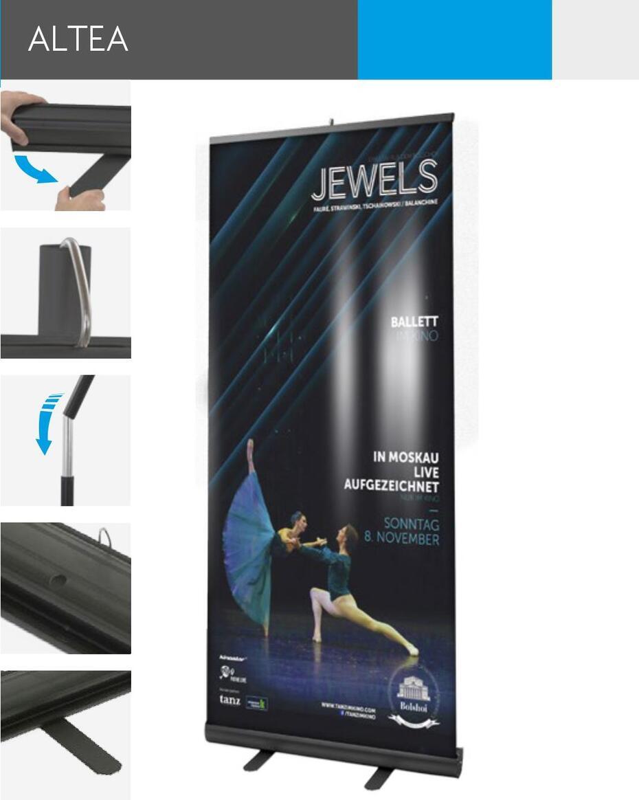 Roll Up Tablet Holder ALTEA