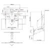 M MOTORIZED PULL DOWN FULL MOTION FLEXARM 42-86