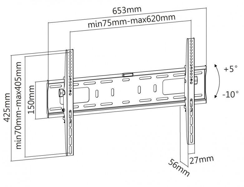 Suporte de Parede Plano Flat 70-6040T