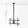 Suporte de Teto para Ecrãs de 43-86 LPCE1186TSLI-XL-B