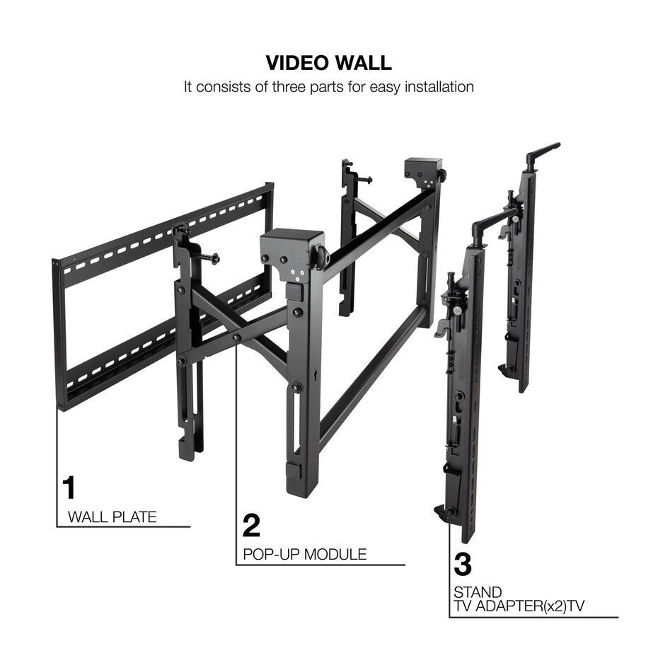 Suporte Videowall para TV 45-70 TQVW4570T
