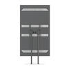 Suporte Display M Pro Series Enclosure 86 Floorbase Dual Pole