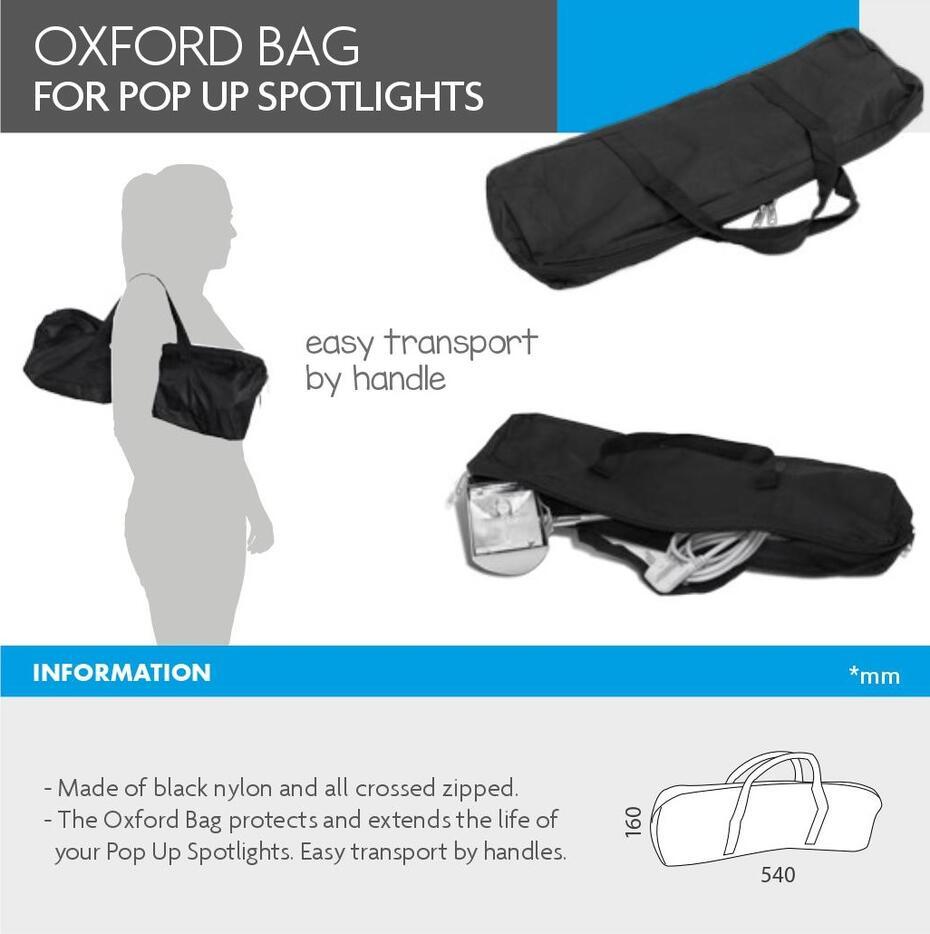 Bolsa OXFORD para Holofote Pop Up 