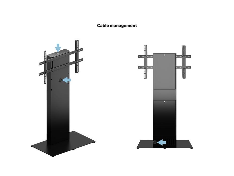 Suporte Display M Pro Series - Kiosk Black 65-86