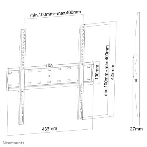 Suporte de parede TV FPMA-W300BLACK 32-55