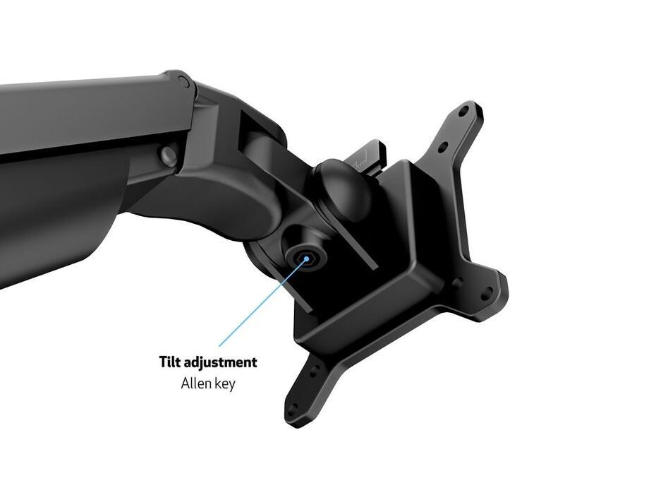 M VESA Gas Lift Arm Dual