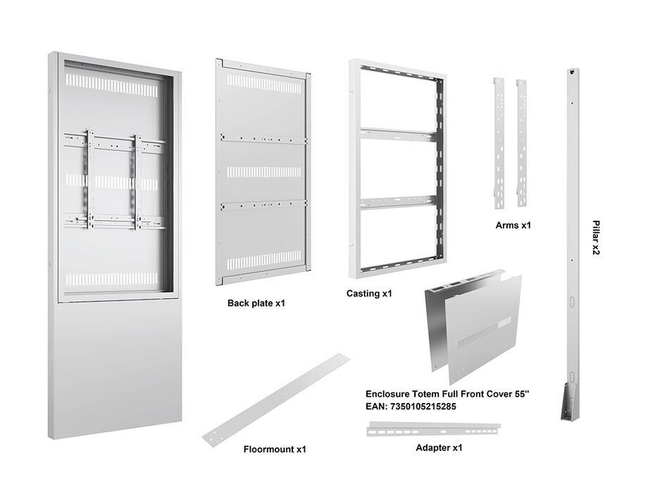 Totem M Pro Series Enclosure 55 Floormount Covered