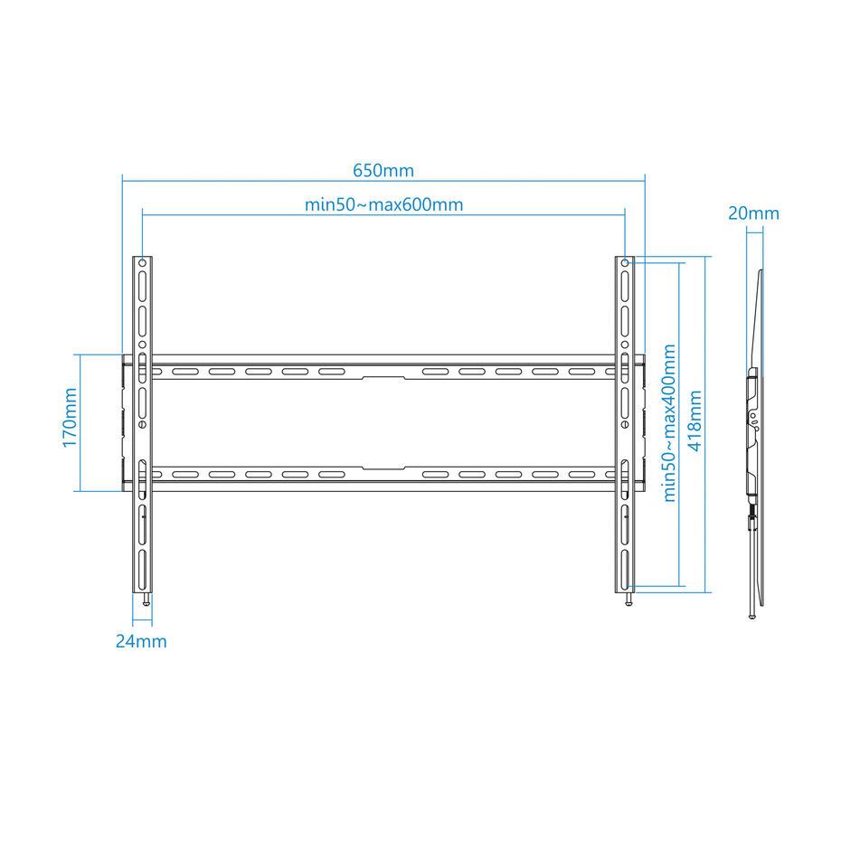 Suporte de Parede para TV 37- 80 LP1080F-B