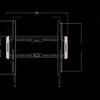 M Universal Wallmount Fixed Medium
