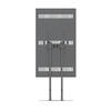 Suporte Display M Pro Series Enclosure 75 Floorbase Dual Pole