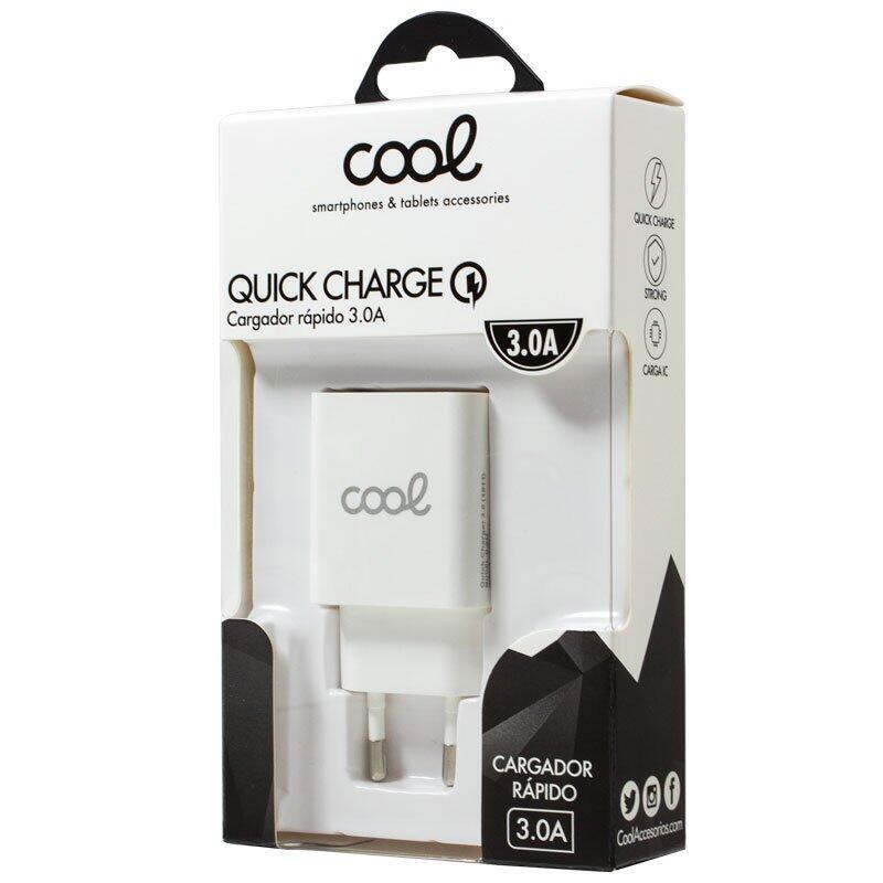 Carregador Universal 1 x USB COOL 2.4A White